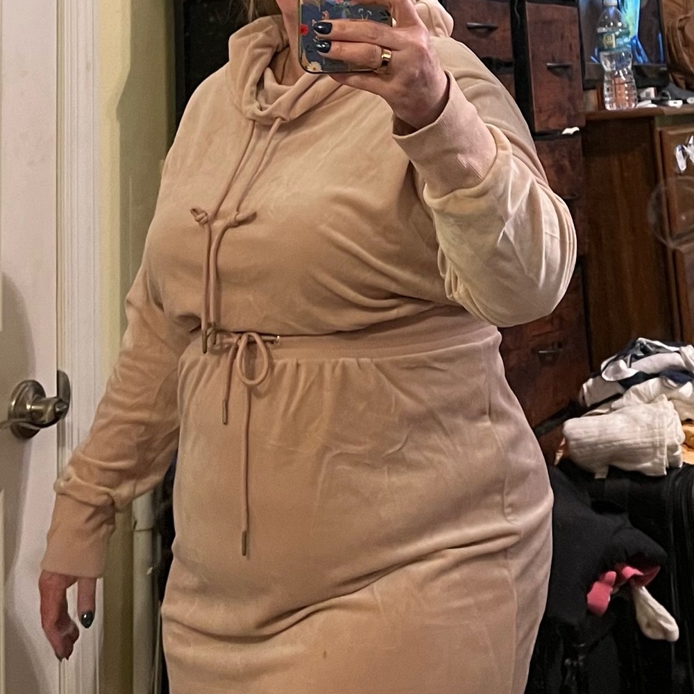 Calvin Klein Tan Hooded Garment